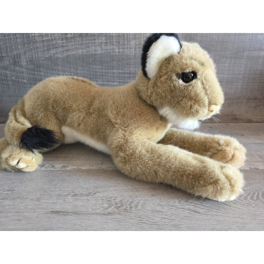 Applause WWF Lion Plush Stuffed Animal 1985 18" Realistic Vintage b222